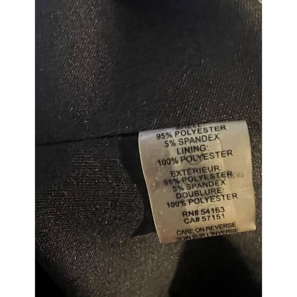 Ivanka Trump Mock Neck Long Sleeve Black and Red Dress Flare A-line Dress Size 4 - Picture 8 of 8